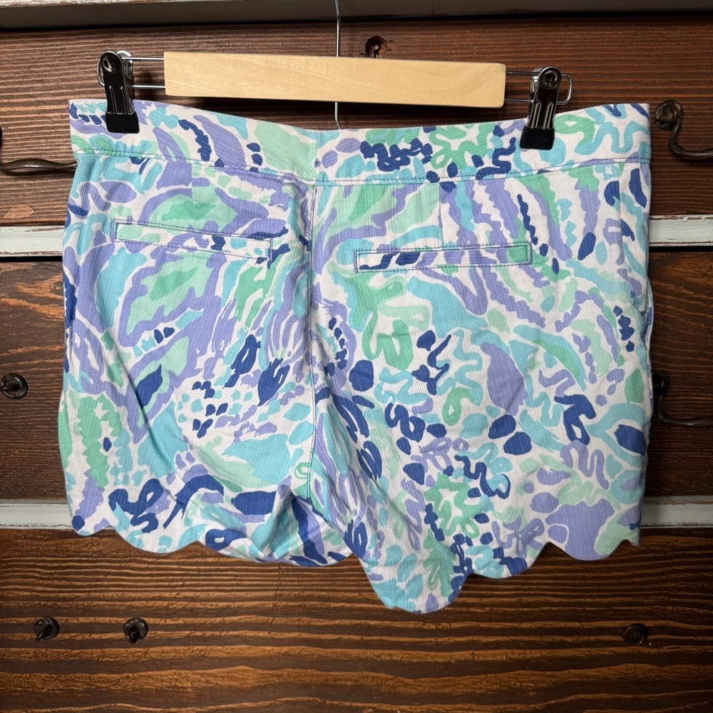 Lilly Pulitzer Women's Lilac Nice Buttercup Shorts 2 - Picture 2 of 8